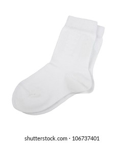 Socks Isolated On White Background