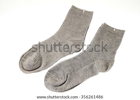 
Socks on a white background