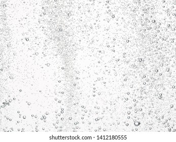 Soda Water Bubbles Sparkling Transparent