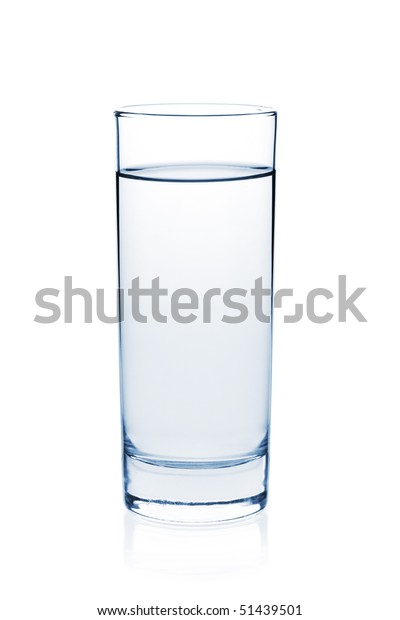 Soda Water Glass Isolated On White Stock Photo Edit Now 51439501