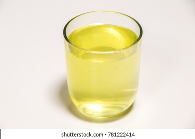 Sodium Hypochlorite In Glass. Formula NaClO.