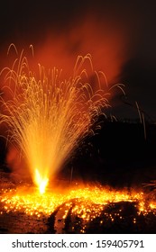 Sodium Metal Explosion On Water. 