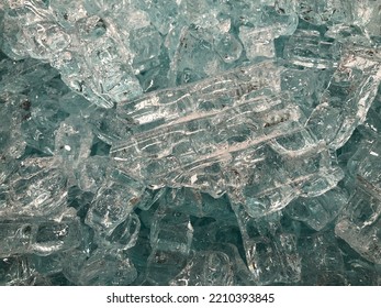 Sodium Silicate, Soda Ash, Silica, Industrial And Scientific Ingredients. Abstract Background