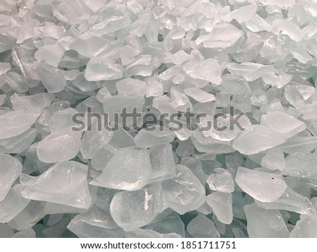Sodium silicate, soda ash, silica, industrial and scientific ingredients. Abstract background.