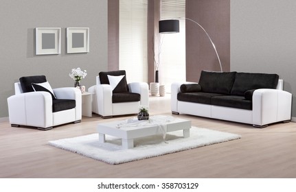 Sofa Set In The Interior