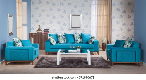 Sofa Set In The Interior