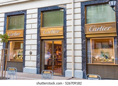 Sofia Bulgaria Sep 3 Cartier Shop Stock 