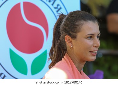 Sofia, September 11, 2020. Bulgarian Tennis Player Tsvetana Pironkova Returned To Bulgaria After Participating In The US OPEN Tournament In The USA