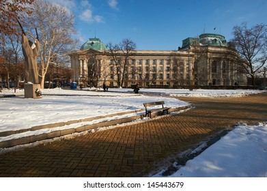 Sofia University At Winter, Bulgaria