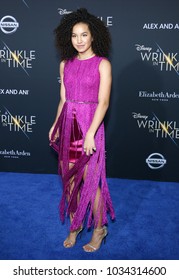 Sofia Wylie At The Los Angeles Premiere Of 'A Wrinkle In Time' Held At The El Capitan Theater In Hollywood, USA On February 26, 2018.