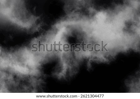 Soft atmospheric cloud elements isolated on black, ideal for Photoshop, green screen effects, visual storytelling, or graphic design enhancement.