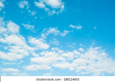 Soft Background Of  Daytime Sky