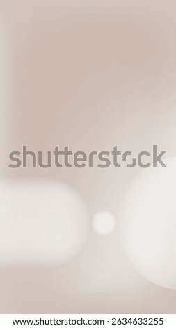 Soft beige background with a smooth texture. The background features blurred white circles, enhancing the beige color and adding depth. Aesthetic mobile wallpaper.