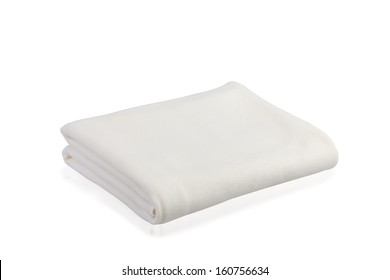 Soft Blanket Isolated On White Background