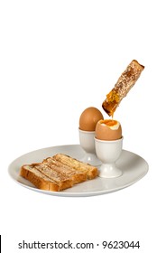 Soft Boiled Egg And Toast Fingers (Toast Soldiers)