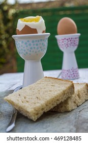 Soft Boiled Eggs In Egg Cup