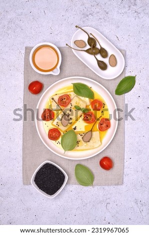 Similar – Obstsalat Salat Früchte