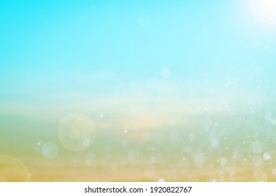 
Soft cloudy is gradient pastel,Abstract sky background in sweet color.
Summer Holiday Concept: Abstract Blurred Light Beach with Autumn Sky Sky Background
