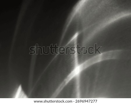 Soft Curves of Caustic Rays. Abstract caustic light patterns created by refraction and reflection on a transparent surface. Can be used as overlay elements for design projects. 