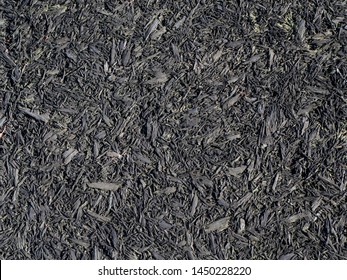 Soft Dark Rubber Bark Playground Mulch Texture Floor Background