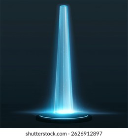 Soft diffused light on dark background