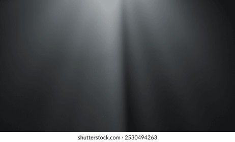 Soft diffused rays of light cut through the hazy darkness.