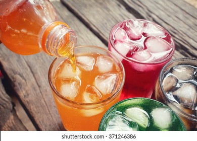 Soft drinks - Shutterstock ID 371246386