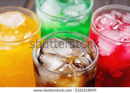 Soft drinks and fruit juice mixed with soda high in sugar have a negative effect on physical health