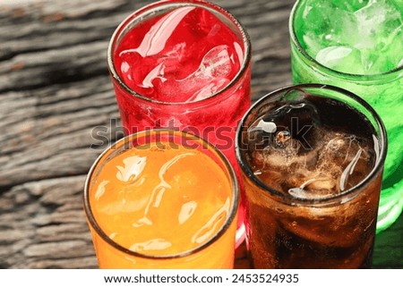 Soft drinks and fruit juice mixed with soda high in sugar have a negative effect on physical health