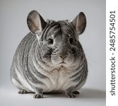 A soft, fluffy ball of fur, the chinchilla is a gentle and charming creature. With its thick, velvety coat and big, round eyes, this small South American rodent is a delight to behold. Imagine a tiny,