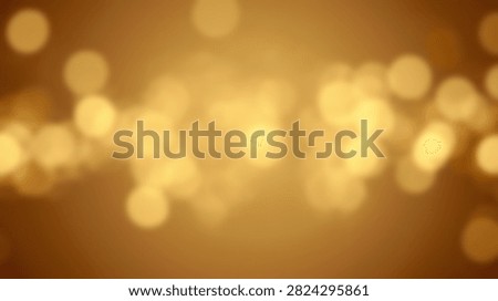 A soft focus abstract background with numerous golden bokeh lights creating a festive and celebratory atmosphere.