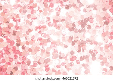 Soft Focus Abstract Glitter Pink Sequin Background