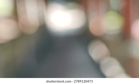 Soft focus abstract image featuring blurred lights and indistinct shapes creating a smooth bokeh background effect