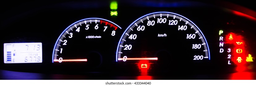 Modern Car Dashboard Stock Photo 292415144 