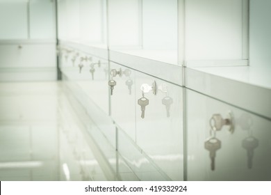 Soft Focus Key Cabinet Locks 