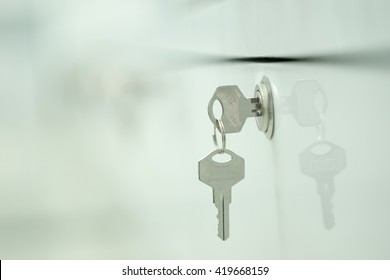 Soft Focus Key Cabinet Locks