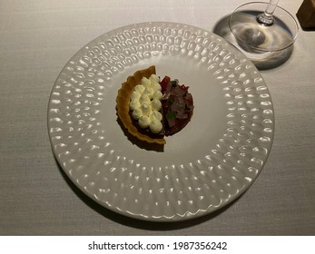 Soft Focus Of Mixed Berry Tart