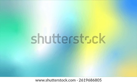 A soft gradient background featuring a blend of pastel green, blue and yellow hues, creating a dreamy and serene visual effect.