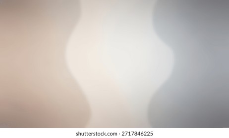 Soft Gradient Waves of Warm and Cool Hues  Abstract Background.