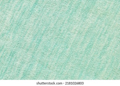 Soft Light Green Melange Jersey Fabric Texture Or Background