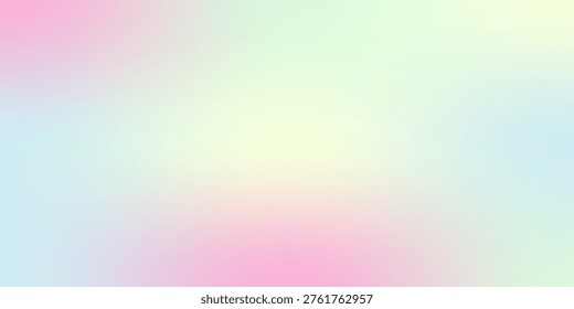 Soft Pastel Rainbow Gradient Background with Smooth Blurred Color Transitions and Dreamy Minimal Style