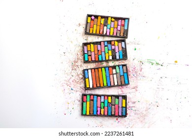 Soft Pastels Chalks Multiple Bright Colors