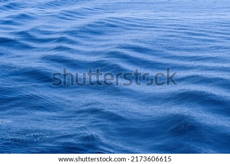 Soft pattern effect of waves on the sea with slow shutter speed used to blur motion. Background. No people. Copy space.