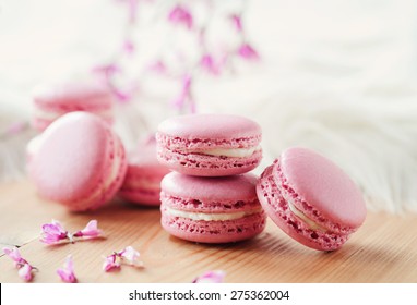 Soft Pink Macarons