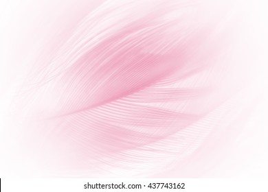 Soft Pink Vintage Color Trends Chicken Feather Texture Background