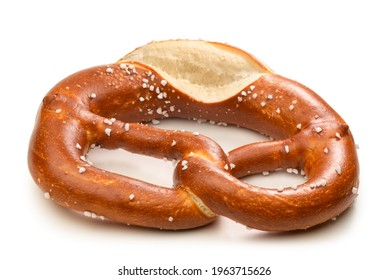 Soft Pretzel Isolated Against White Background