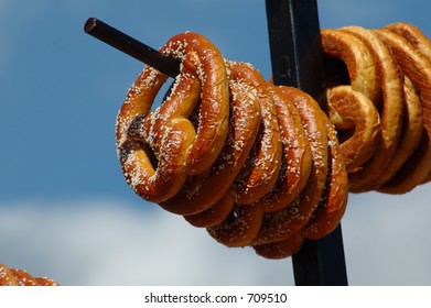 Soft Pretzels On A Stick