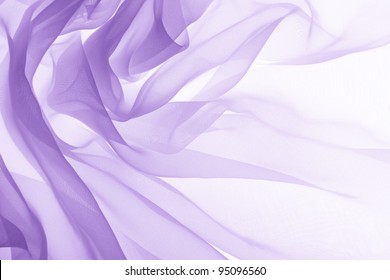 Soft Purple Chiffon With Curve And Wave