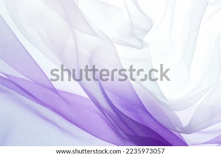 Soft purple chiffon material example