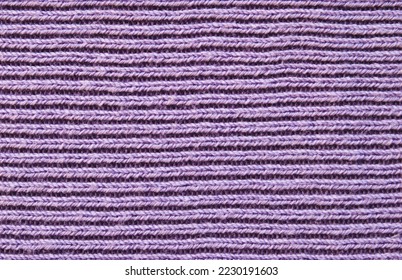 Soft purple color ribbed knitted fabric pattern close up as background - Powered by Shutterstock